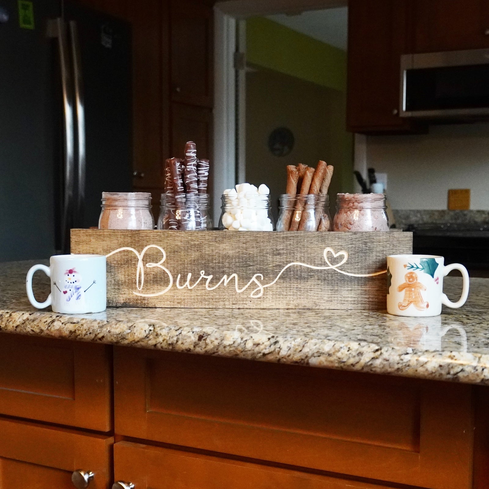 Winter Styling Ideas for a Mason Jar Centerpiece Box