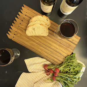 QUICK SHIP Wine Barrel Cutting Board - Gift for Wine Lovers - Mother's Day Anniversary Wedding Gift