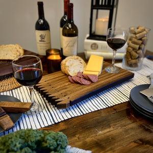 QUICK SHIP Wine Barrel Cutting Board - Gift for Wine Lovers - Mother's Day Anniversary Wedding Gift