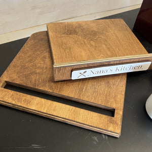 Personalized Cookbook Stand