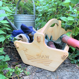 Personalized Garden Basket - 2 sizes - Harvest Basket for Vegetables - Gift for Gardener