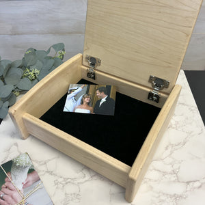 Personalized Wedding Keepsake Box - Wedding Gift Bridal Shower Gift