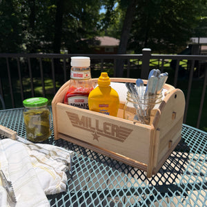 Picnic Outdoor Dining Condiment Caddy by Pinecone Home