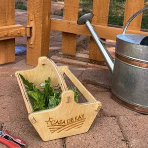 Personalized Harvest Basket - Gift for Gardener - Backyard Garden Basket