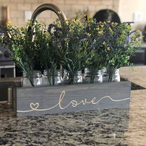 QUICK SHIP: Classic Mason Jar Centerpiece Box
