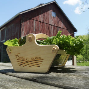 Personalized Harvest Basket - Gift for Gardener - Backyard Garden Basket