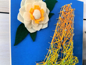 String Art & Felt Flower Kit