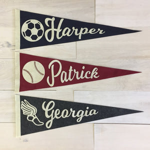 Clearance Personalized Felt Sports Pennant