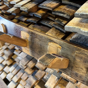 Wine Barrel Coat Rack