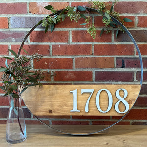 Personalized Wine Barrel Hoop Sign