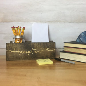 Personalized Mason Jar Holder Centerpiece - Mini