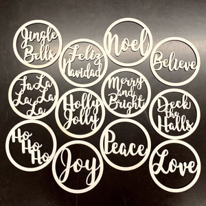 Circle Christmas Ornaments