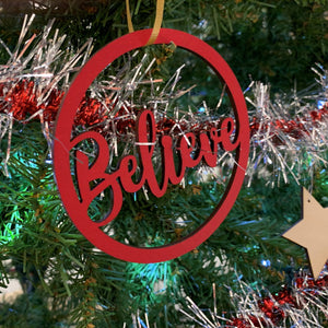 Circle Christmas Ornaments