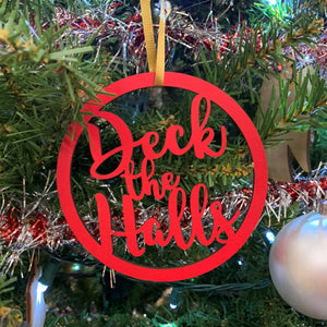 Circle Christmas Ornaments