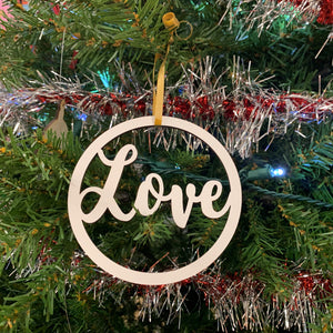 Circle Christmas Ornaments