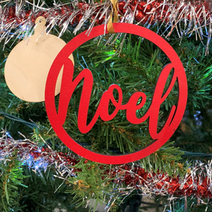 Circle Christmas Ornaments