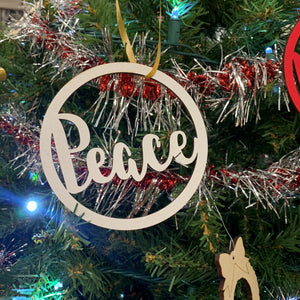 Circle Christmas Ornaments