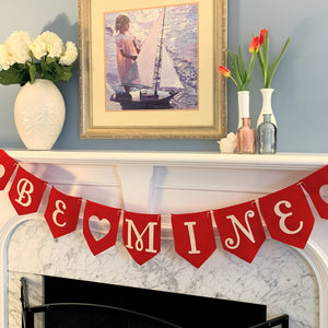 Valentines Felt Garland