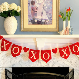 Valentines Felt Garland