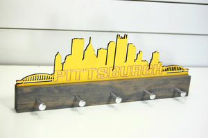 Pittsburgh Skyline Key Holder