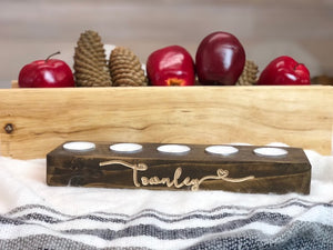 Clearance candle holder