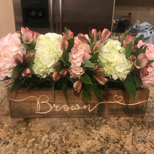 Personalized Mason Jar Holder Centerpiece - Classic