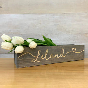 Personalized Mason Jar Holder Centerpiece - Classic