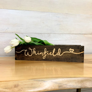 Personalized Mason Jar Holder Centerpiece - Classic