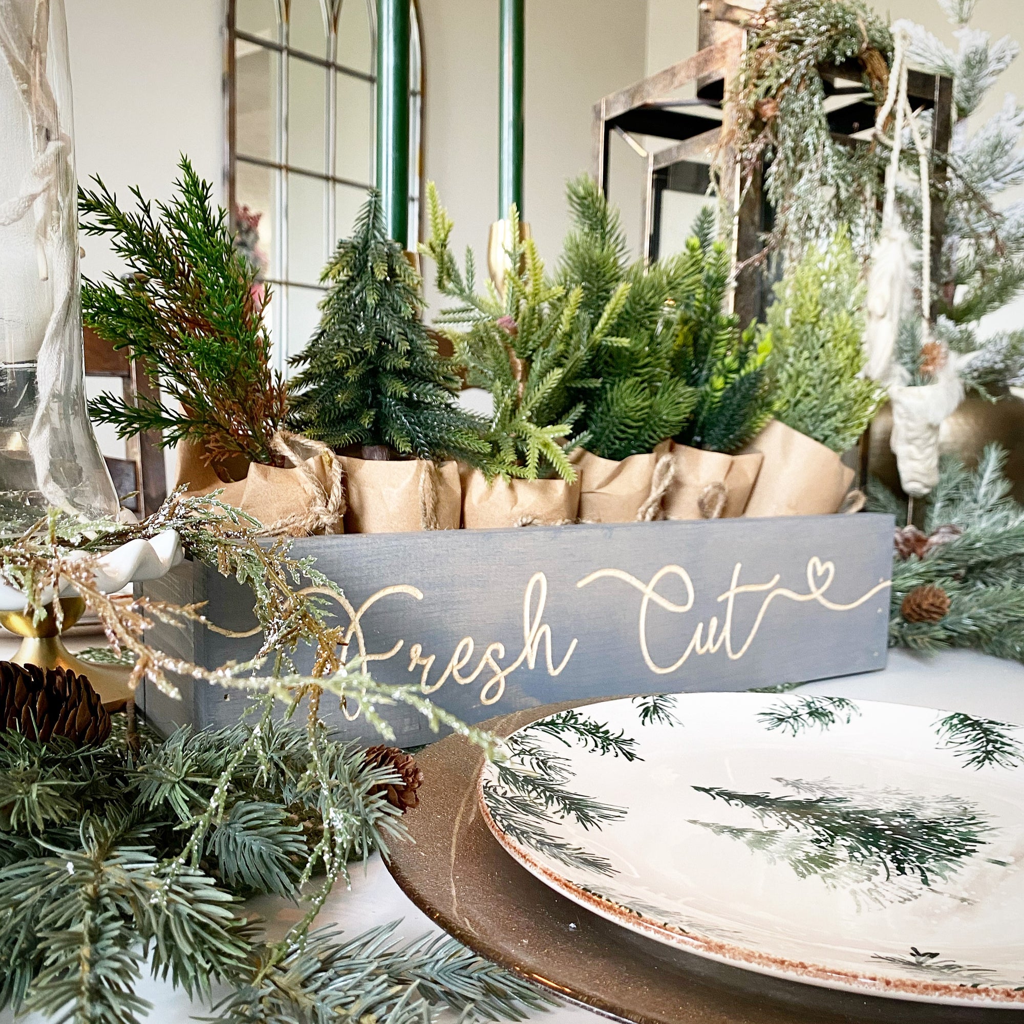 How to Style Your Centerpiece Box for Winter