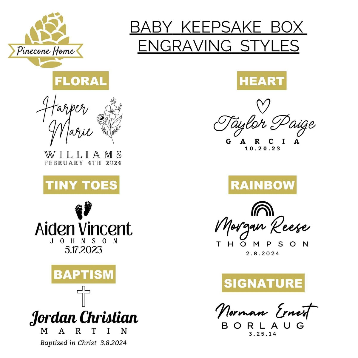 Baptism Keepsake Box for Christening - Personalized Engraved Godparent Gift