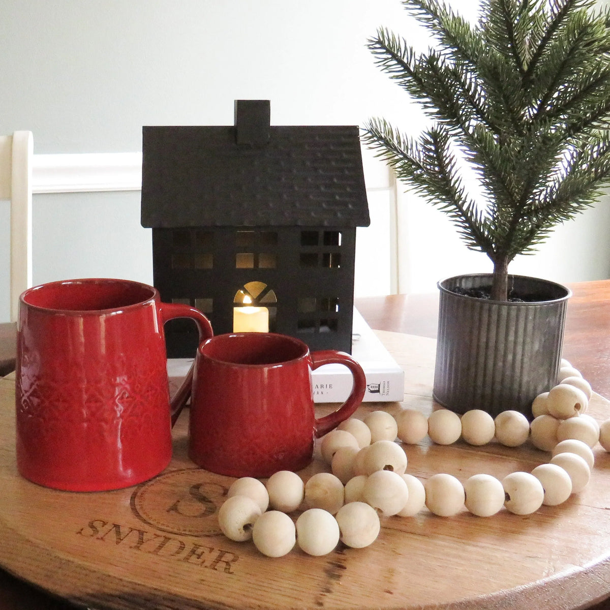 Bourbon Barrel Serving Round - Tray or Lazy Susan