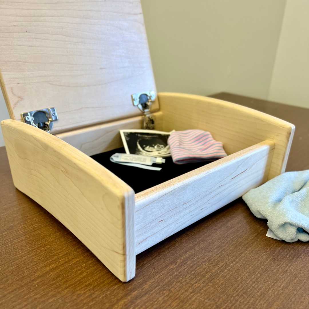 Personalized Engraved Heirloom Baby Keepsake Box First Birthday Newborn Gift