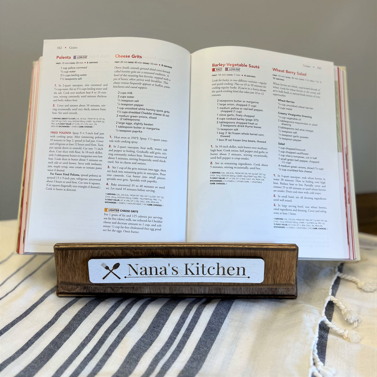 Personalized Cookbook Stand