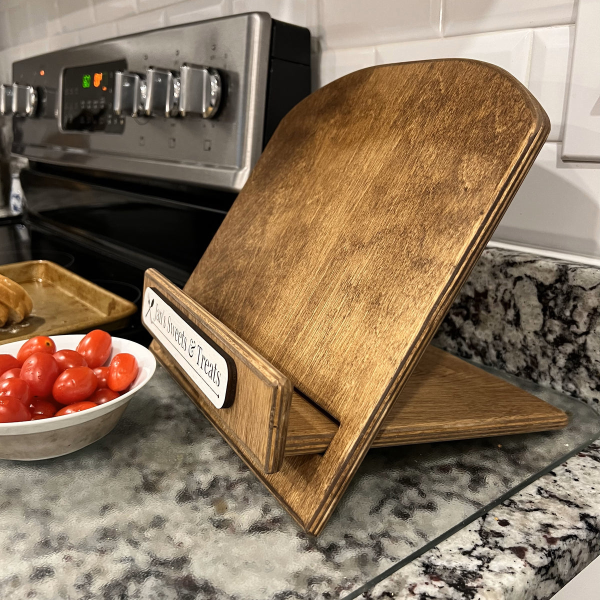 Personalized Cookbook Stand