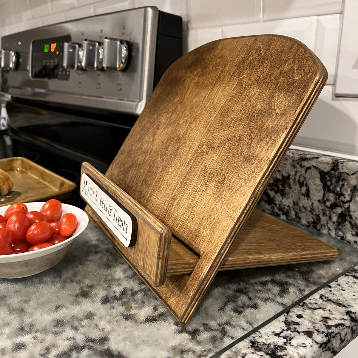 Personalized Cookbook Stand
