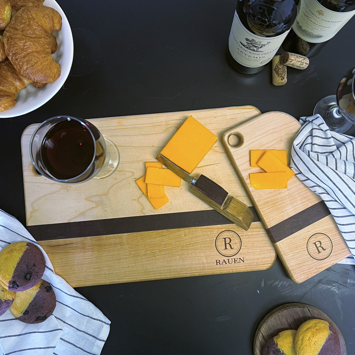 Mini Maple &amp; Wine Cutting Board