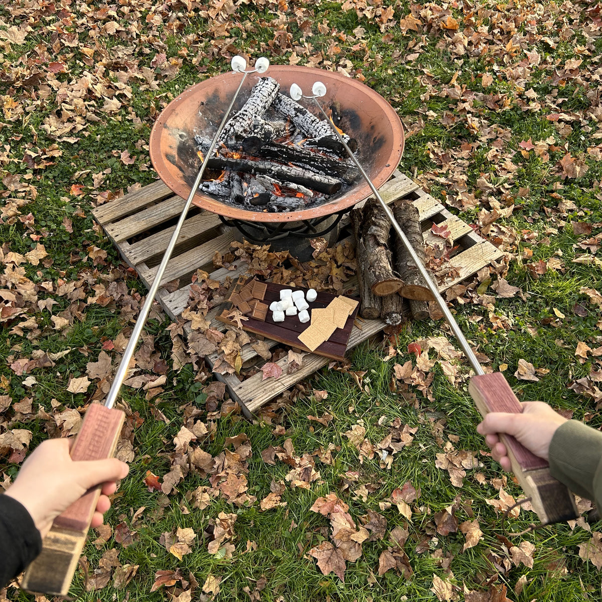 Wine Stave S&#39;mores Marshmallow Sticks