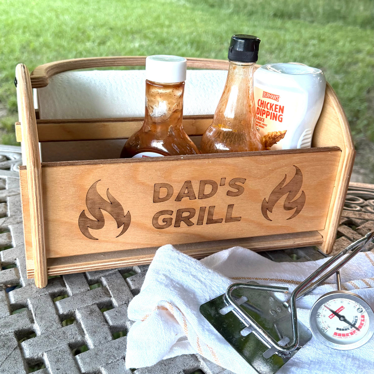 Flame Design for Grill Caddy by Pinecone Home