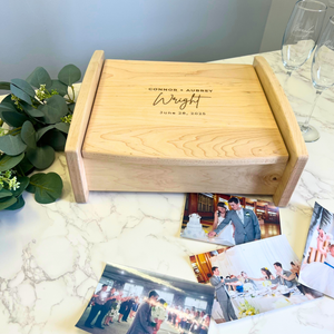 Personalized Wedding Keepsake Box - Wedding Gift Bridal Shower Gift