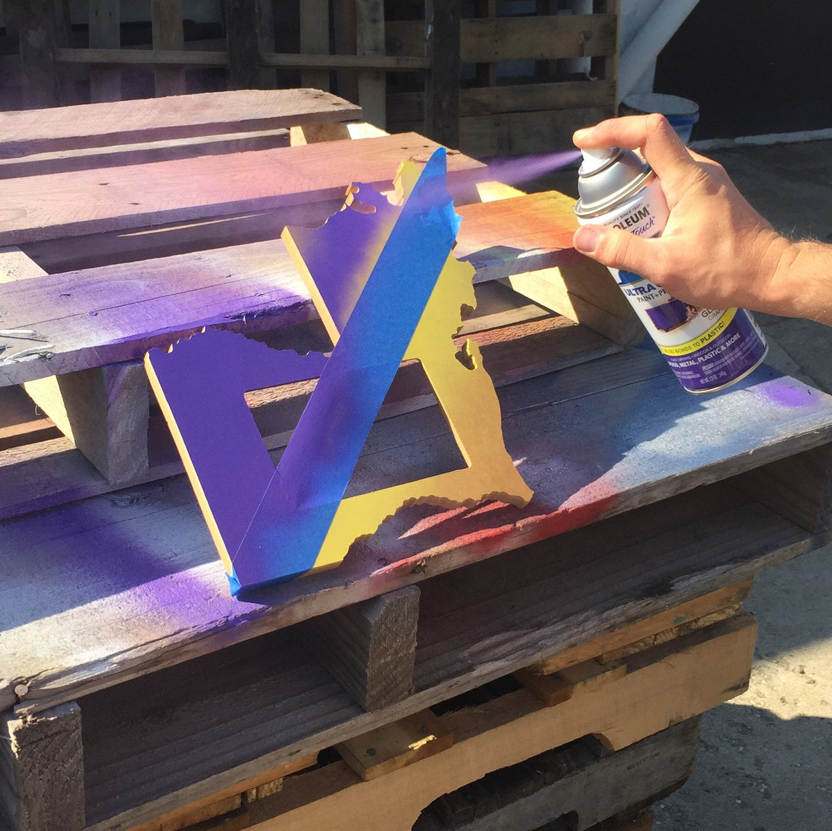 State Shaped Frame - Ready to Paint