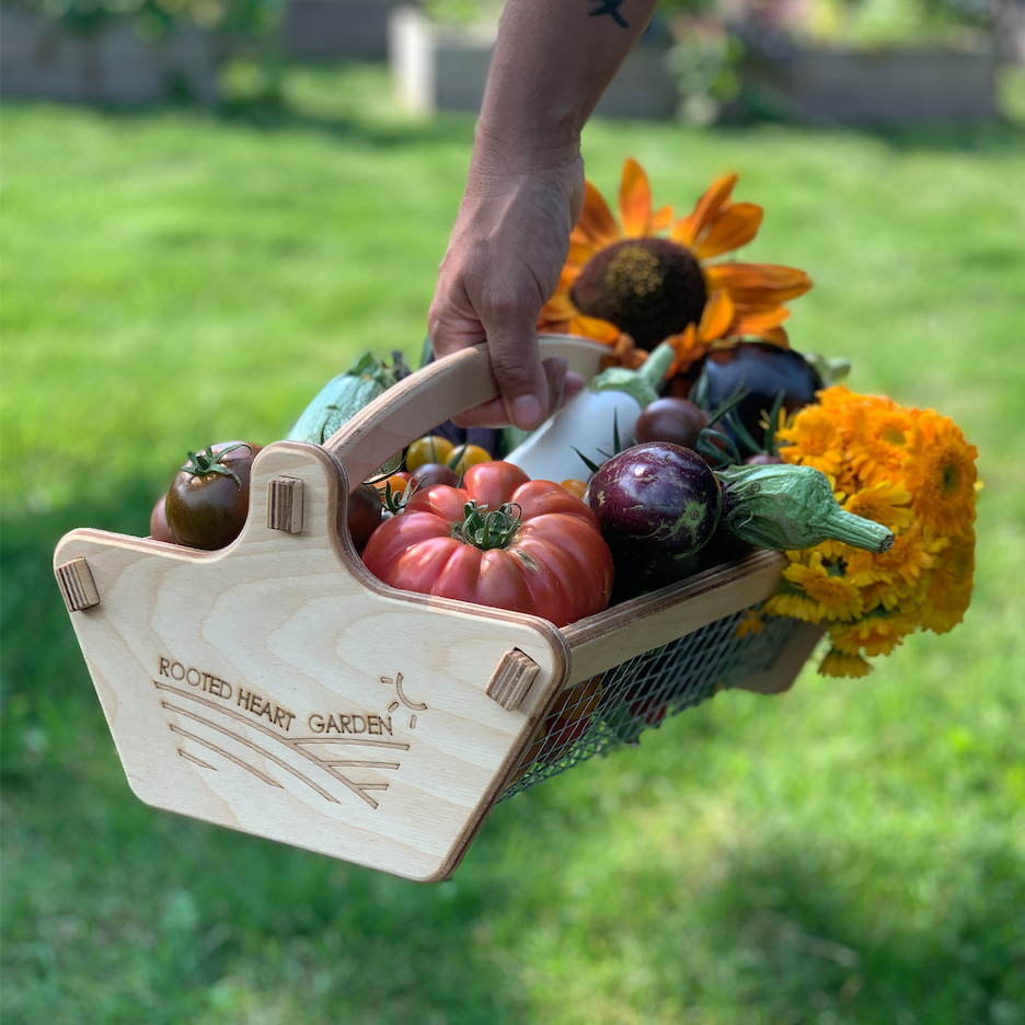 Personalized Harvest Basket - Gift for Gardener - Backyard Garden Basket