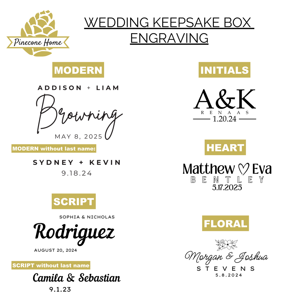 Personalized Wedding Keepsake Box - Wedding Gift Bridal Shower Gift