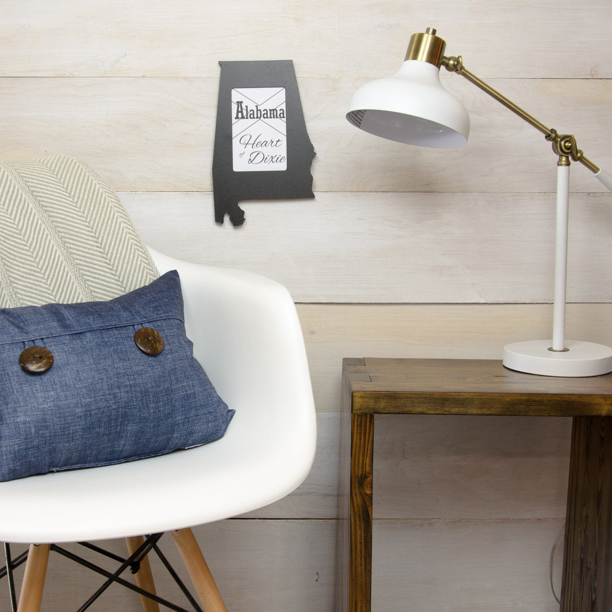 State Shaped Frame - Black