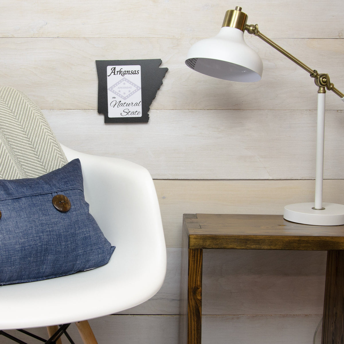 State Shaped Frame - Black