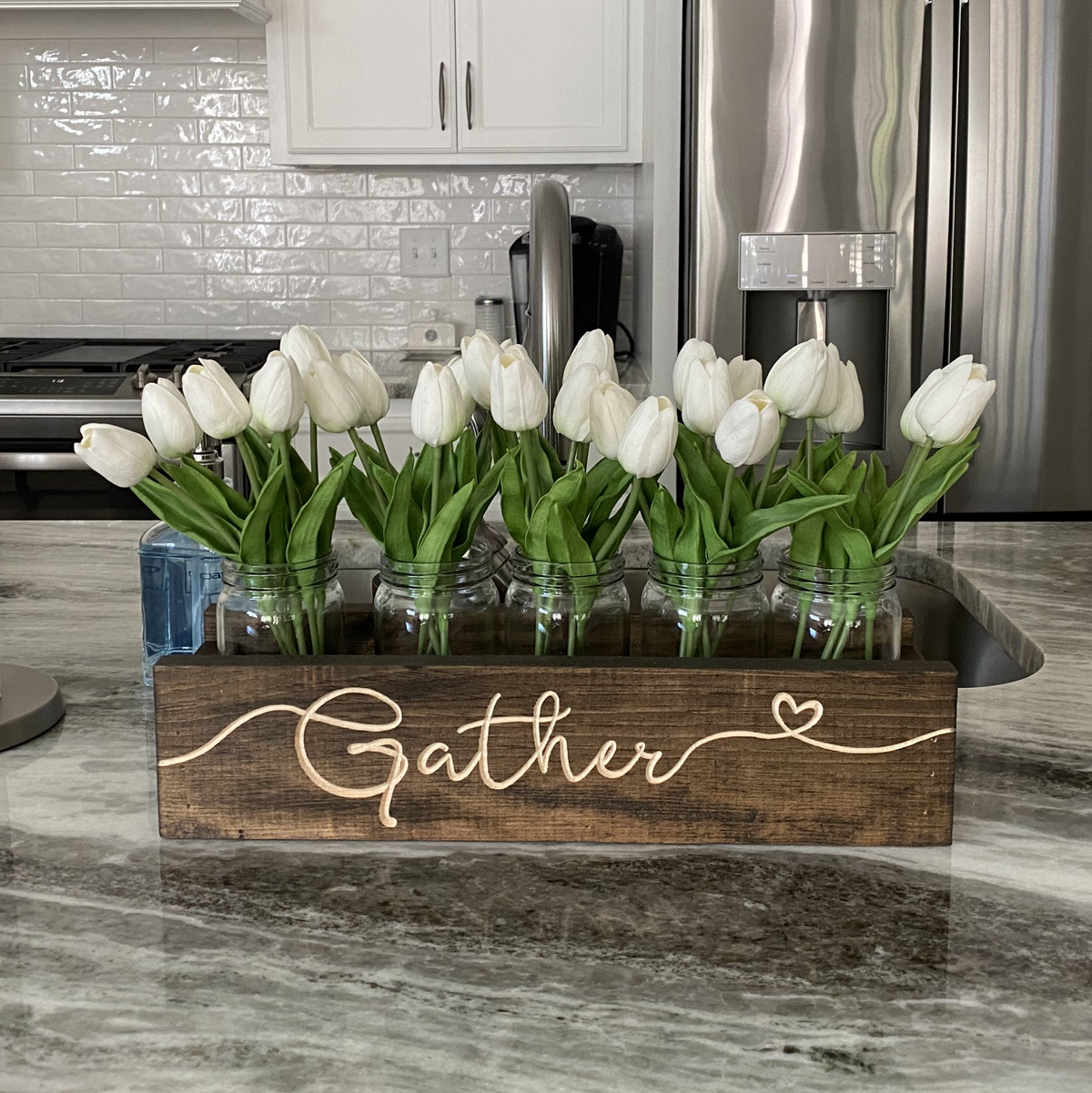 QUICK SHIP: Classic Mason Jar Centerpiece Box