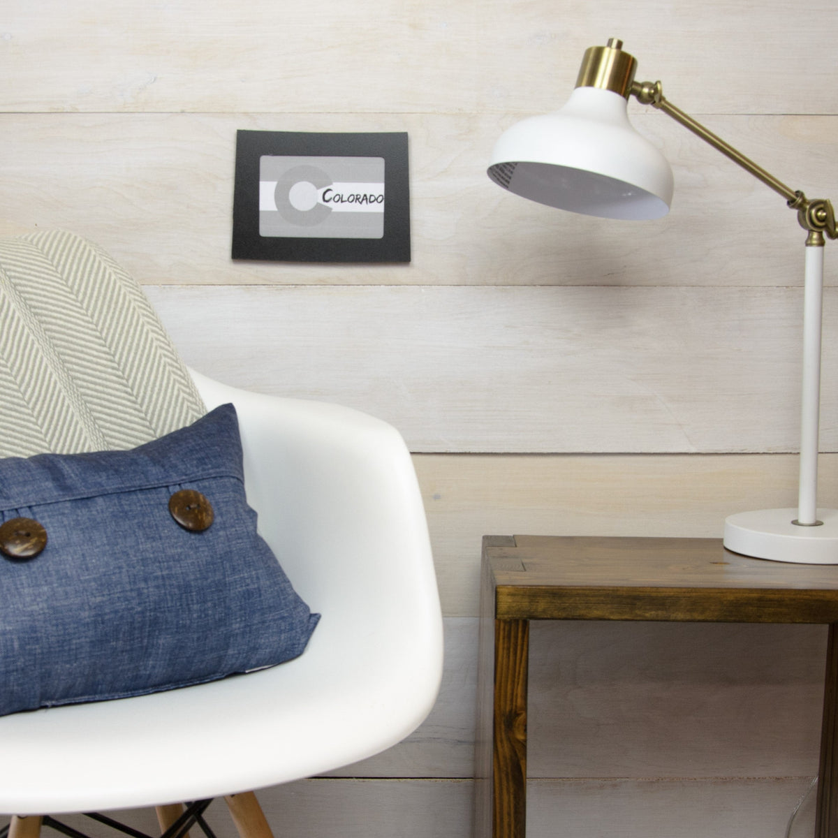 State Shaped Frame - Black