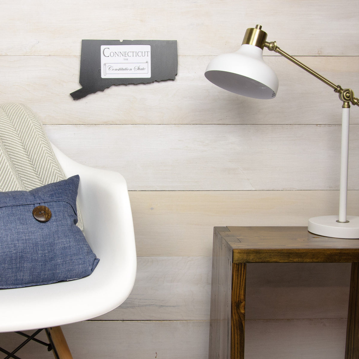 State Shaped Frame - Black