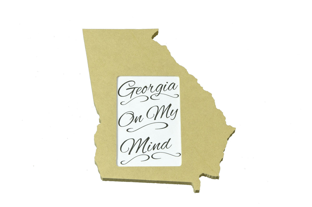 State Shaped Frame - Ready to Paint