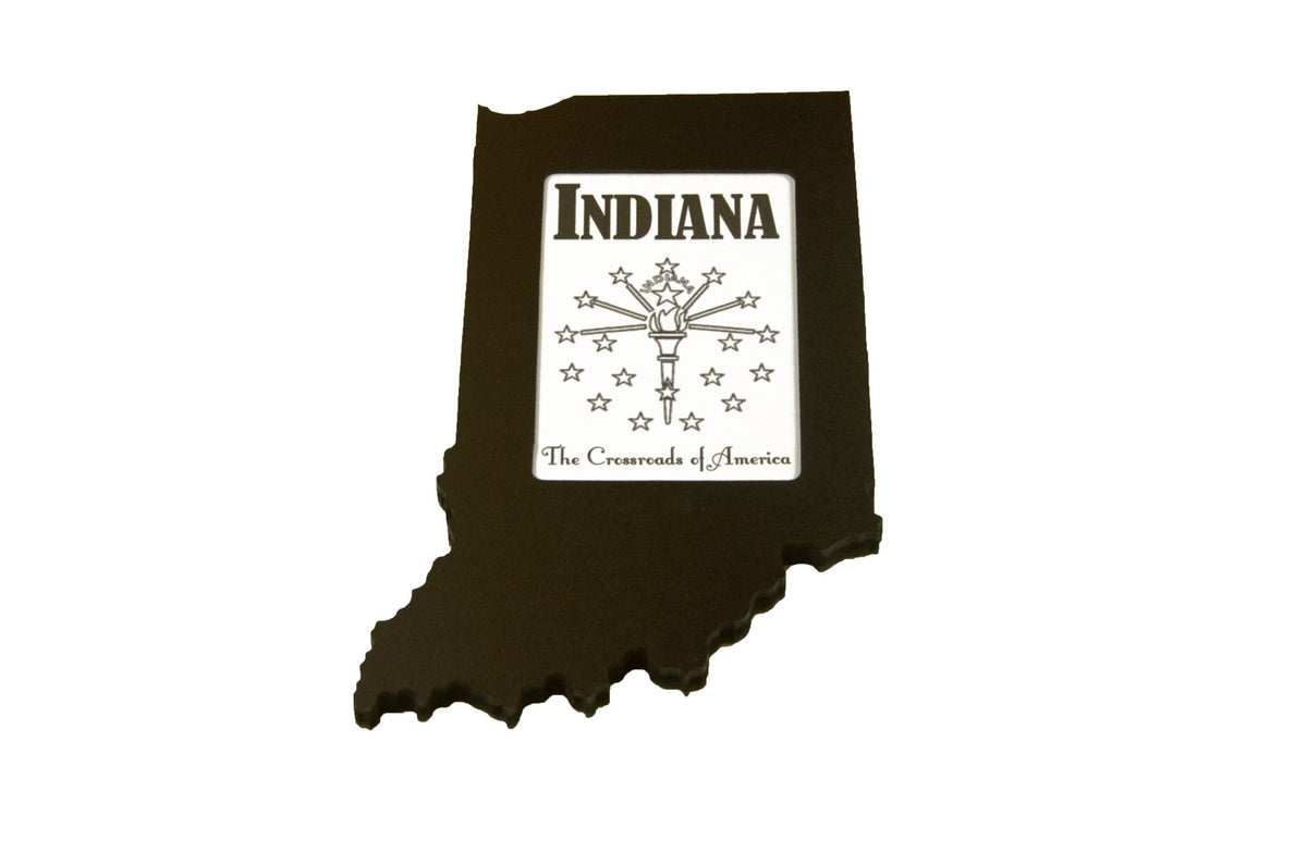 State Shaped Frame - Black