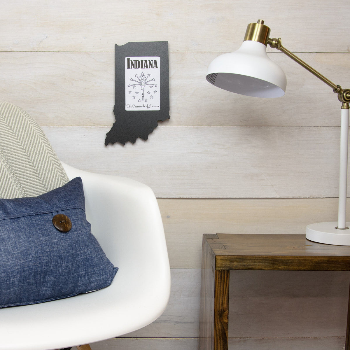 State Shaped Frame - Black